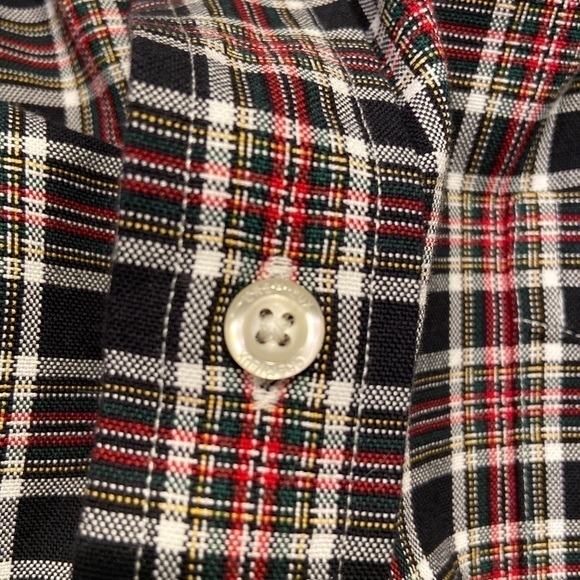 Cremieux Plaid Long Sleeve Button Up, Supima‎ Cotton Shirt, Size Large - Picture 9 of 9